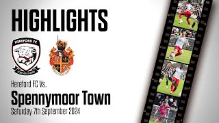 HIGHLIGHTS  Spennymoor 00 Hereford [upl. by Adnalro]