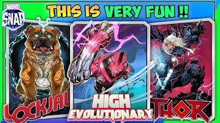 MUST TRY THIS  DECK HIGH EVO LOCKJAW  MARVEL SNAP [upl. by Saihttam]