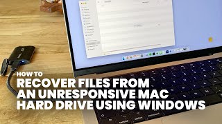 Recover Files from Failing External HFS Mac Hard Drive using Windows [upl. by Ahidam]