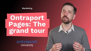 How to design a landing page A tour of Ontraports page builder [upl. by Jenei676]