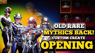 ONLY 8000 UC 😱OLD MYTHICS BACK IN CUSTOM CRATE OPENING  PUBGMOBILE [upl. by Sartin]