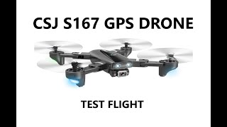 CSJ S167 GPS DRONE TEST FLIGHT [upl. by Novhaj]