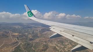 Landing Heraklion Transavia B737800 [upl. by Mckay]