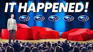 Subaru CEO Reveals 5 NEW Car Models For 2025 amp STUNS The Entire Car World [upl. by Catherin]