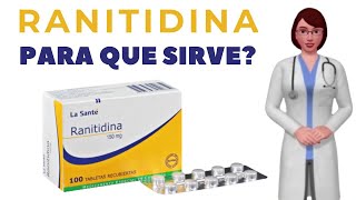 RANITIDINA para que sirve cuando y como tomar ranitidina 150 mg [upl. by Roselin]