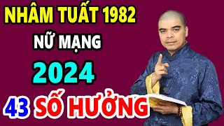 Tử Vi Tuổi Nhâm Tuất 1982 Nữ Mạng Năm 2024 SẼ RA SAO May Mắn Giàu Có Hay Vận Hạn Thế Nào [upl. by Eisenberg]