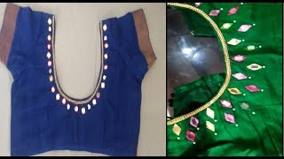 DIY designer blouse  blouse designing at home  how to design a designer blouse [upl. by Chery270]