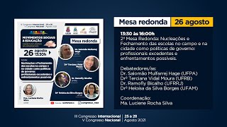 2ª MESA REDONDA 26 de agosto 2021 [upl. by Thibault285]