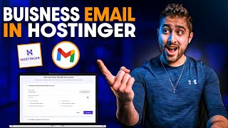 How to Setup A Professional Email Address With Hostinger amp Gmail 2023 [upl. by Inasah]