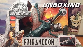 UNBOXING  PTERANODON JURASSIC WORLD Mattel [upl. by Oos]