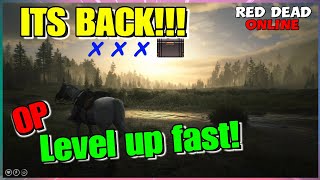 ITS Back Insane OP Trader XP Glitch Red Dead Online [upl. by Ruddy297]