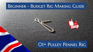 UK Sea Fishing Budget  Beginner Rig Making Guide 01 Pulley Pennel Rig sea fishing rigs [upl. by Tudela]