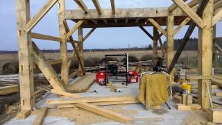 A Timber Frame Vlog 1 The Beginning [upl. by Ethelstan]