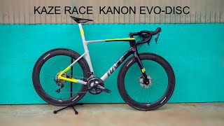 จักรยาน KAZE RACE KANON EVODISC Evaluation version ชุดขับ Shimano Ultegra ล้อ VISP 60mm [upl. by Luahs834]