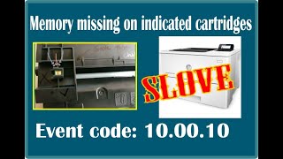 HP printer Memory missing on indicated cartridges Event code 100010 বাংলা ভিডিও 2024 [upl. by Ohl31]