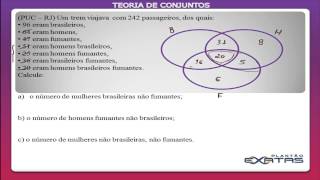 TEORIA DE CONJUNTOS  EXERCÍCIO  01 [upl. by Samuela]