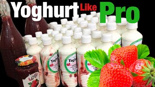 How to Start a Profitable Yoghurt Business yoghurtrecipe [upl. by Brindle]