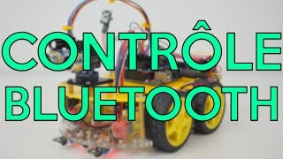 Robot Arduino Contrôle des moteurs par bluetooth  HD Français [upl. by Erdnoed]