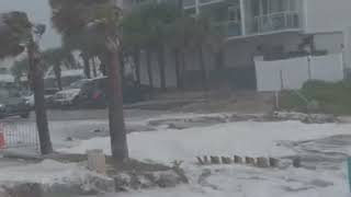 USA in the eye of the hurricane  storm Nicole hits Florida beaches at 110 kmh [upl. by Nawram]