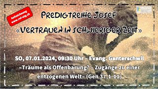 Aufzeichnung Gottesdienst vom Sonntag 07012024 [upl. by Sparky]