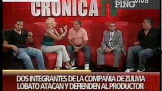 Pelea en Cronica TV informe Zapping parte 1 [upl. by Pincas920]