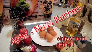 Sonntag um 7  Apfel Nuss Kuchen [upl. by Attey]