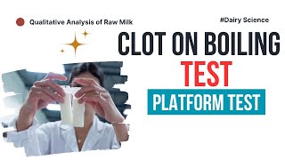 Clot on Boiling Test  Milk Quality Testing [upl. by Blain]