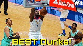 The BEST NBA Dunks amp Posterizers of 2021 Part 1 [upl. by Moriyama]