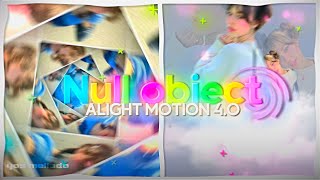 Alight Motion 40  Null object tutorial  2 Transitions 3D [upl. by Cerellia]