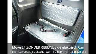 Move E4 ZONDER RIJBEWIJS de elektrisch Canta 1jaar garantie [upl. by Crellen]