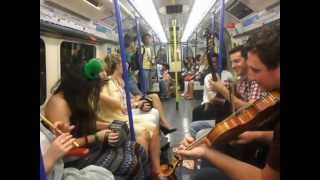 Irish Music on the Piccadilly line [upl. by Lletnuahs585]