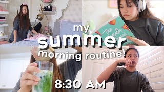 SUMMER MORNING ROUTINE ☀️🌷  Productive Vlog [upl. by Llenil]