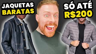 10 JAQUETAS que vão TE DESTACAR SÓ ATÉ R200  Moda Masculina Gastando Pouco [upl. by Akehsay486]