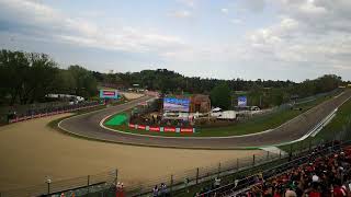 F1 2022  IMOLA  2342022 SPRINTRACE Start LAP 1 TRIBUNA TOSA [upl. by Noside766]