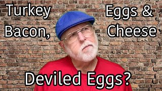 Turkey Bacon  Egg amp Cheese Deviled Eggs  Kidney Disease Awareness [upl. by Enyawd]