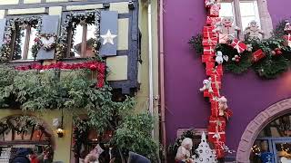 Weihnachtsmarkt Riquewihr France 122023 [upl. by Gnap]