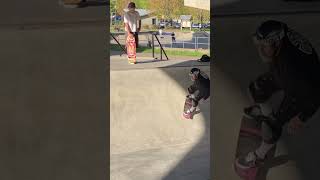 Old guys wear pads skateboarding skatepark corvallis oregon corvallisoregon skate skateboard [upl. by Niveg841]