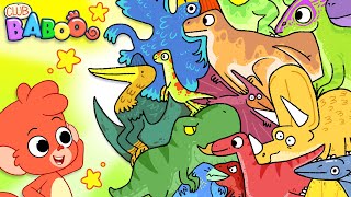 Club Baboo Dinosaurs  LONG 2 HOUR VIDEO  Learn Dinosaur Names like TRex with Puzzles [upl. by Eiclud]