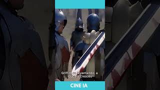 CINEMA DE IA Berserk só que feito por IA ai cineestacao shorts film cinema [upl. by Erdna]