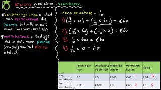 Risicos verkleinen verzekeren  economie uitleg [upl. by Lodmilla]