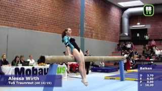 Alessa Wirth  Pre Olympic Youth Cup 2013  Kunstturnen  AK 1415 [upl. by Yknarf]