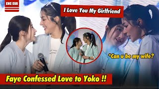 Faye Confessed Love to Girlfriend Yoko in Macau Event [upl. by Ahsiekam]