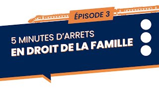 5 minutes d’arrêts en droit de la famille  Episode 3 [upl. by Jenks549]