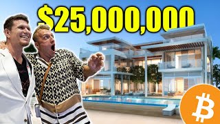 Bitcoin Millionaires Mansion Tour in Dubai MMCRYPTO [upl. by Koziel177]