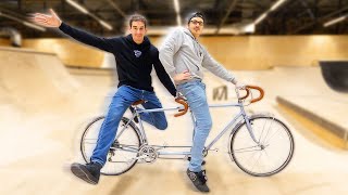 TANDEM DANS LE SKATEPARK [upl. by Yesac]