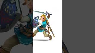 Merging Zelda and Link from botwtotk 🫣  botw totk zelda linkbotw art funny silly goofy [upl. by Nnahgem]