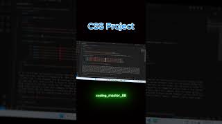 Css project coding developer webdesign python bca webdevelopment css3 code cdevelopment [upl. by Wescott]