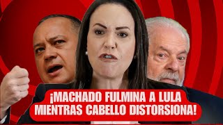 ¡MACHADO FULMINA A LULA MIENTRAS CABELLO DISTORSIONA [upl. by Dosia]