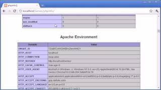 Beginner PHP Tutorial  6  The phpinfo Function [upl. by Palladin569]