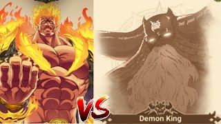 ESCANOR VS DEMON KING  7DS GRAND CROSS [upl. by Kalina]